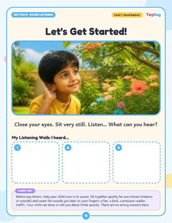 Let's get started: listening walk