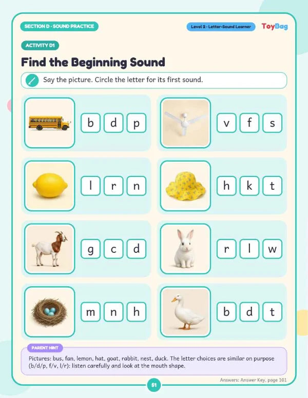 Find the beginning sound